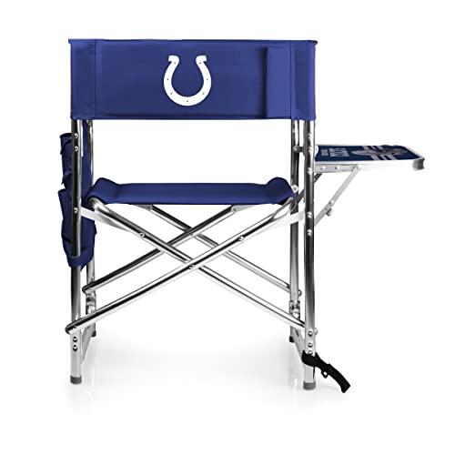 Image of Picnic TIME NFL Unisex-Adult NFL Sports Chair with Side Table, Beach Chair, Camp Chair for Adults