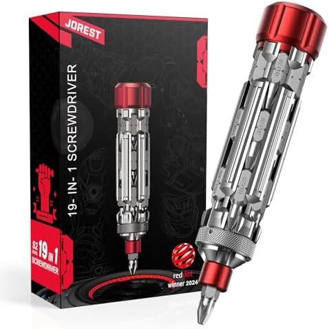 JOREST 19 in 1 Multibit Screwdriver Set, Father's Birthady Day Gi...