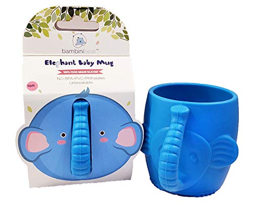 Baby Kid Sippy Cup Mug for Toddlers Learning Cup Elephant Design Great