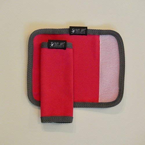 Sweat Grips for The use on Gym Equipment Comfortable Soft Microfiber or Chamois Grips with a Silicone Backing for Slip Resistance and Hook