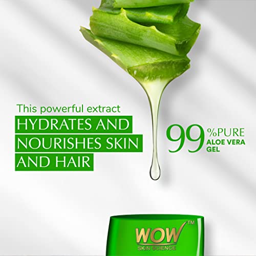 WOW Skin Science 99% Pure Aloe Vera Gel for Face, Skin & Hair - 150ml | Ultimate Gel For Glowing Skin | For Both Men and Women - Image 4