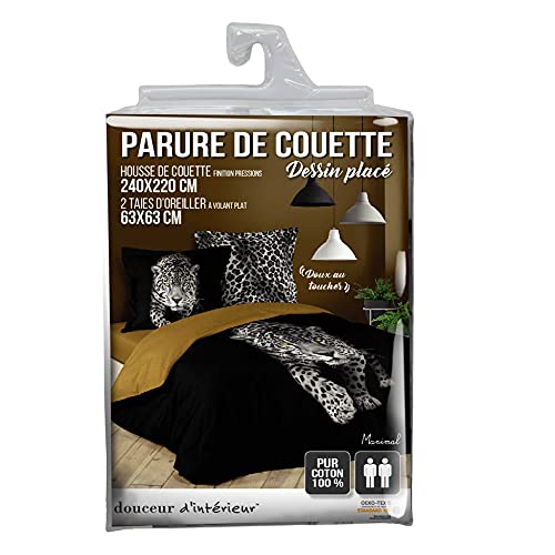 Douceur d'Intérieur, Beddengoed, 3-delig, 240 x 220 cm, handig, 100% katoen - Afbeelding 3