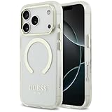 Prodotto realizzato su licenza Guess. Collezione Magsafe con bordo in metallo, tipo rigido, materiale: TPU/PC Colore: Argento