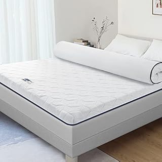BedStory Memory Foam Mattress Topper Full, 3 Inch Bamboo Charcoal Bed Topper