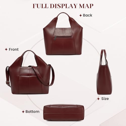 Image of Purses for Women Medium Satchel Handbags Shoulder Hobo Bag
