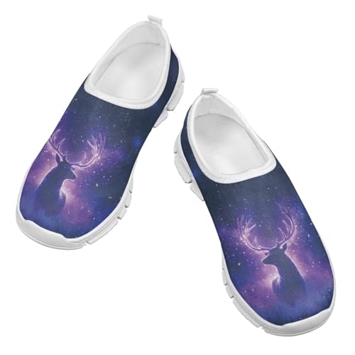 Kid Boys Tennis Gym Shoes Slip On Sneakers Girls Running Athletic Shoe