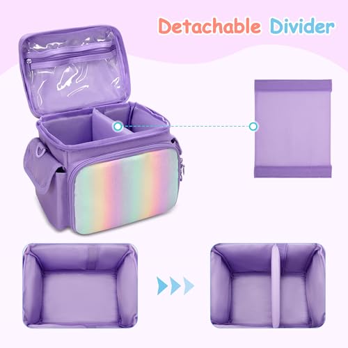 Bolso para Toniebox morado para evitar pérdidas de cables y auriculares 3