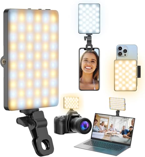 Youlisn Selfie Light for Phone, 60 LED Phone Light with Rechargeable Clip and Adjusted 3 Light Modes, 2000mAh Video Light for iPhone iPad, Laptop, Makeup, TikTok, Selfie, Vlog, Video Conference - image 8