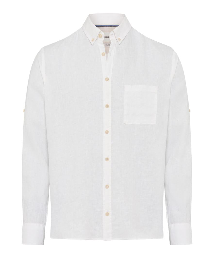 Brax Men's Style Dirk U Pure Linen Quality Shirt