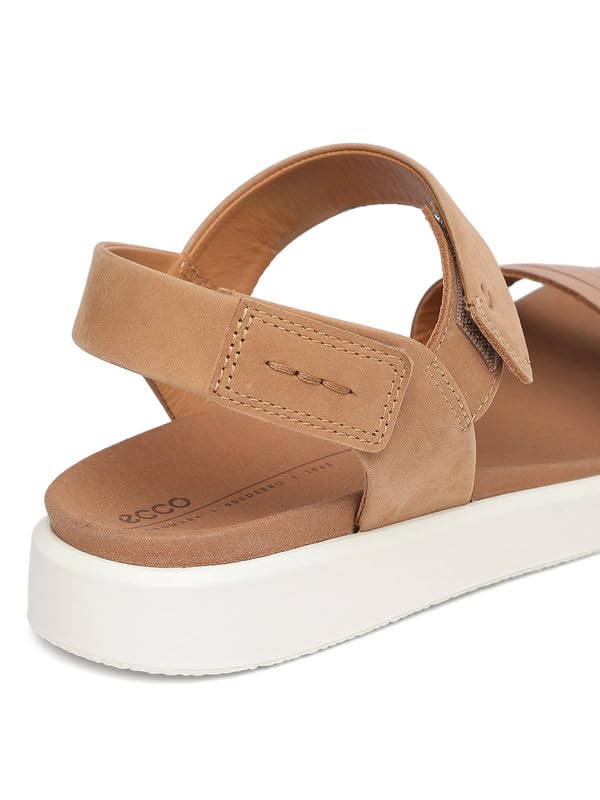 Image of ECCO Flowt Brown Women Flat Sandal