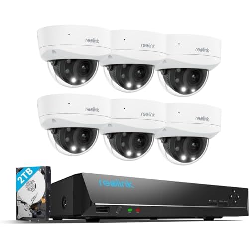 REOLINK 4K Outdoor Cameras + 8-Channel NVR RLN8-410