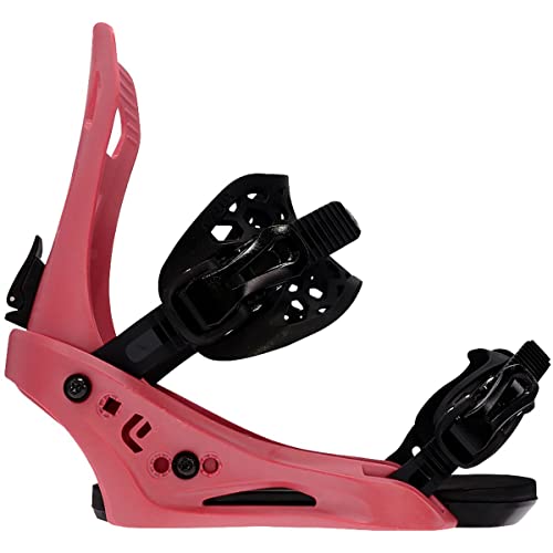 Flux EM Snowboard Bindings (Red, Medium) - 2022