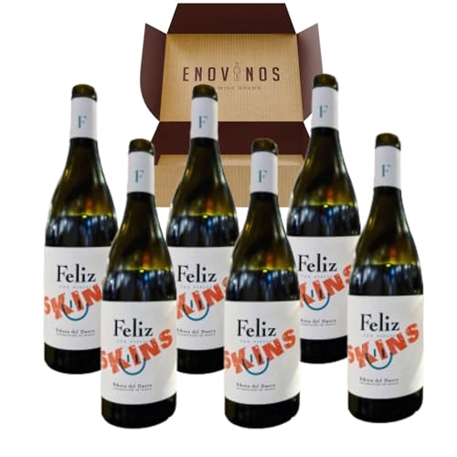Vino Feliz Skins: 6 Botellas de Tinto Ribera del Duero 100% Albillo – Selección Premium ENOVINOS Vino Feliz Skins: 6 Botellas de Tinto Ribera del Duero 100% Albillo – Selección Premium ENOVINOS