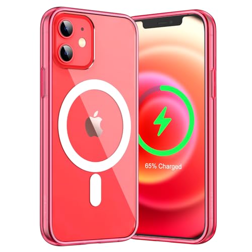 JETech-Magnetic-Case-for-iPhone-12-mini-Red JETech Magnetic Case for iPhone 12 mini, Red - Image 1