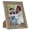 Rustic 8×10 Picture Frame Reclaimed Barnwood Picture Frame 8 x 10 for Tabletop and Wall Mounting 8×10 Farmhouse Photo Frame with Tempered Real Glass Distressed Wooden Frame for Wall Decor