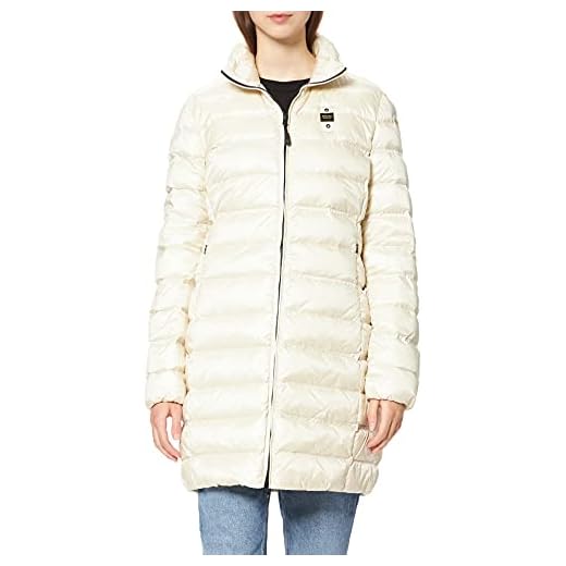 Blauer Impermeable/Trench Largo Acolchado Pluma Anorak, 120 calce, XL para Mujer