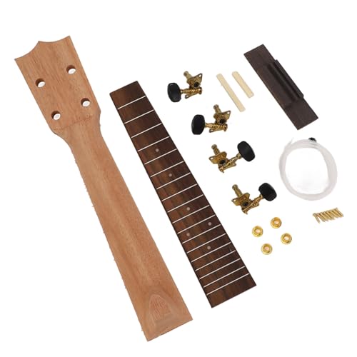 Xiuganpo Kit de Cuello de Ukelele, Kit de Fabricación de Ukelele Resistente Diseño de Personalización...