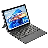 CHUWI 2 in 1 Laptop Tablet, 8GB RAM 256GB SSD, Intel Core i3 (3.9GHz), Hi10 X2 Windows 11 Tablet with Magnetic Keyboard, 10.1'' HD Touchscreen Display, 5MP Camera, WiFi 6, BT 5.3