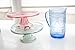 Boston International Vintage-Inspired Glass Cake Stand Round Pedestal for Desserts Cupcakes & Pie, 8.25