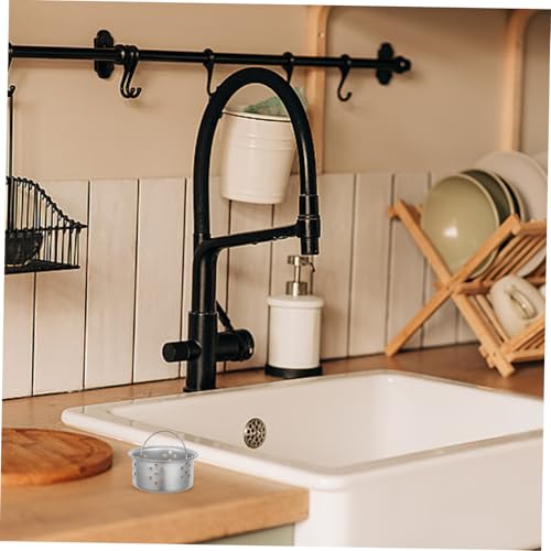 Colador para fregadero de cocina acero inoxidable 3 pzas miniatura 6