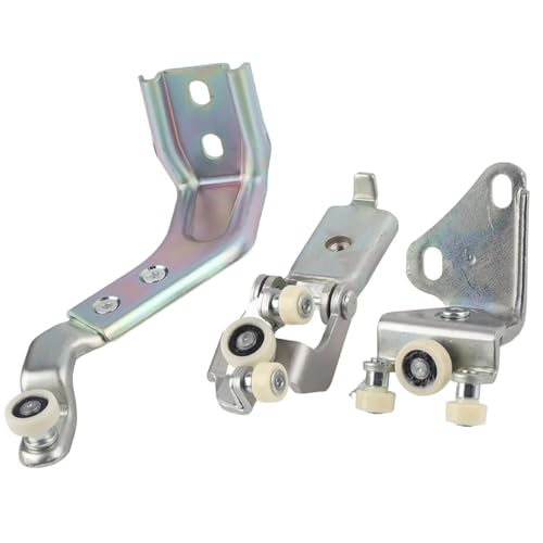 Kit de rodillos para puerta lateral compatible con Benz Sprinter 1995-2006 derecho modelo silver