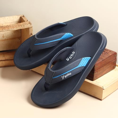 Image of YOHO Snugly Slippers for Men | Sleek Everyday Style | PU Cushioned Support & Durable Build | 004