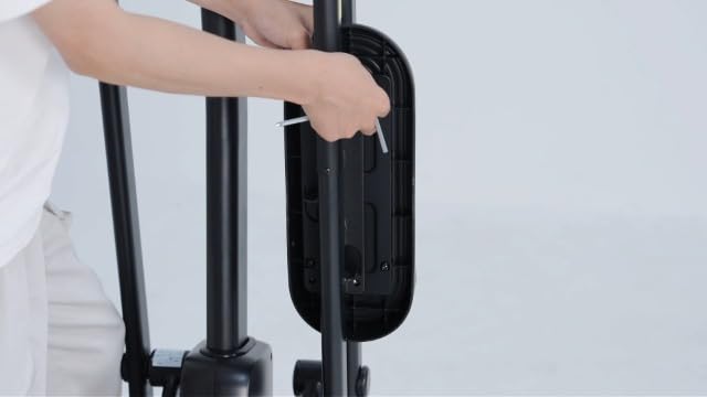 Bild 6 - MERACH Crosstrainer für Zuhause mit 47 cm Schrittlänge, Ultraleise Ellipsentrainer mit Magnetwiderstand, 16 Widerstandsstufen, für Effektives Ausdauertraining, Mit Eigener App, Belastbar Bis 180 KG