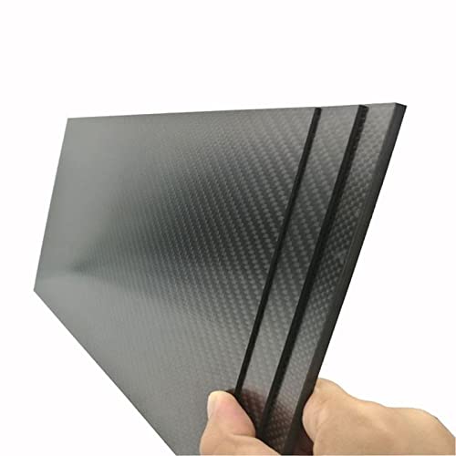200mm X 400mm Real Carbon Fiber Plate Panel Sheets 0.5mm 1mm 1.5mm 2mm 3mm 4mm 5mm Thickness Composite Hardness Material for RC - (Color: 1.5mm Twill Glossy)