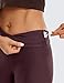 CRZ YOGA Thermal Fleece Lined Leggings Women 28'' - Winter Warm Workout Hiking Pants High Waisted Yoga Tights Full Length Arctic Plum Medium