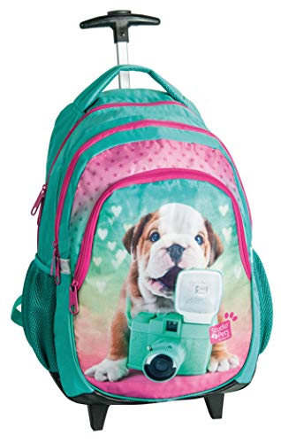 Preisvergleich Produktbild Schulranzen Hund Trolley Schulrucksack (PEG 997)