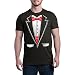 Tuxedo Funny T-Shirt Funny Shirts Large Black