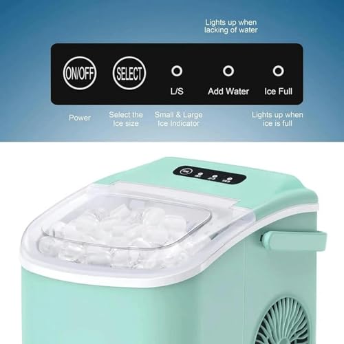 Máquina portátil para hacer hielo de encimera miniatura 4