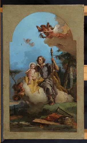 Tableaux Graffiti Art Mural Saint avec l'Enfant Jésus 60x90cm poster moderne