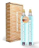 waterworks 2 x CO2-Zylinder I Geeignet für SodaStream, Grohe Blue, Aarke, Brita, WasserMaxx u.v.a Wassersprudler I Für bis zu 60 L pro Füllung I Kostenfreier Rückversand bei Zylindertausch