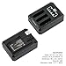 JJC DB-110 Battery Charger USB Multi-Slot for Ricoh GR IIIx HDF GRIIIx GR3x GR III HDF GRIII GR3 WG-6 G900, LI-90B LI-92B Battery Charger for Olympus TG-7 TG7 TG-6 TG6 TG-5 TG5 TG-4 TG4 TG-3 TG3 TG-2