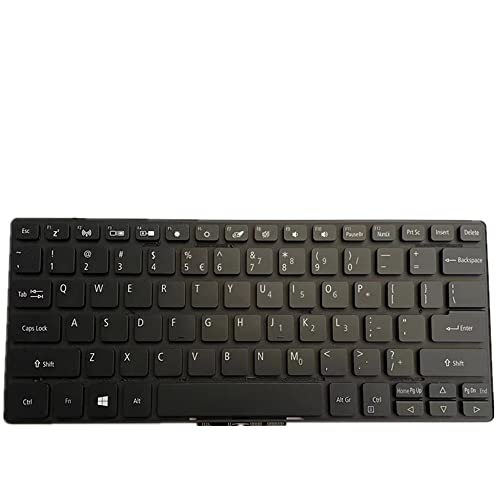 �ėp �m�[�g�u�b�N�L�[�{�[ �ɓK������ For ACER For Spin SP314-52 �u���b�N �č��p��̃��C�A�E�g