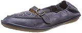 ballerina camellia Echtes Leder camel active Damen Soft 72 Mokassin, Blau (Jeans), 39 EU