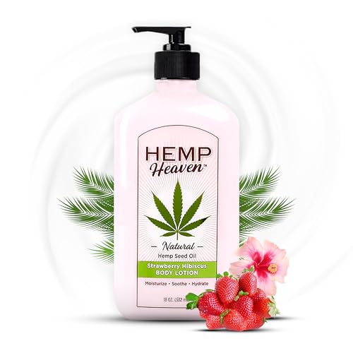 Hemp Lotion Strawberry Hibiscus
