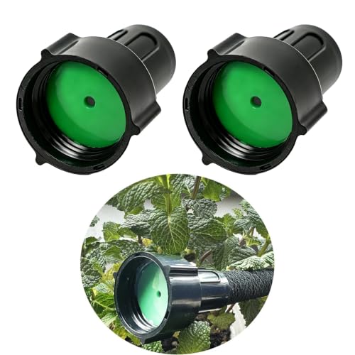 Cuckoo 3/8 Soaker Hose Repair Kit Female Connectors Hose Fittings Garden Hose Adapter Black 2Pack(3/8 Female 2PCS)