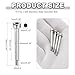 MECCANIXITY 16 Pcs 304 Stainless Steel Shoulder Bolt 4mm Shoulder Dia 30mm Shoulder Length M3x0.5 Thread Hex Socket Shoulder Bolts for Hydraulic Injection Molding Machinery Industries
