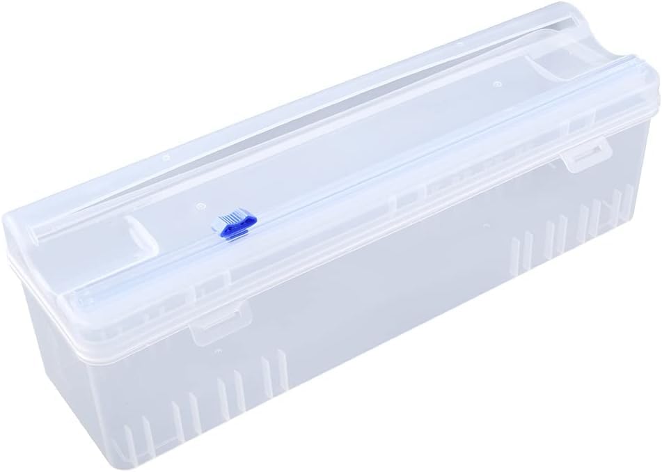 Dispensador de Film Transparente Reutilizable con Cortador Ajustable para el Hogar 6646