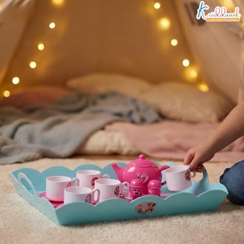 Image of Minnie Tea Playset for Kids Aged 3+ | 12-Piece Pretend Play Tea Party Set with Electronic Kettle, Boiling Sounds & Lights |Safe & Non-Toxic Educational Kitchen Toy|Birthay Gift for Toddlers