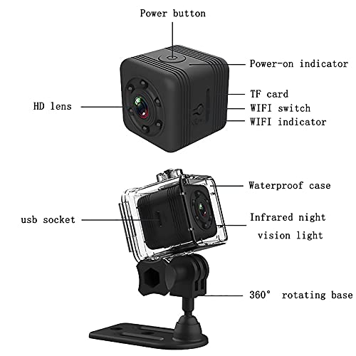 PIG-GIRL Action Cam 4K WiFi Action Kamera 30M Unterwasserkamera EIS Sportkamera Ultra HD Helmkamera 170 ° weiter Winkel – Bild 3