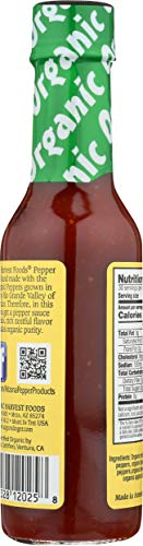 Organic Harvest Gluten Free Habanero Pepper Sauce, 5 Fluid Ounce - One Bottle