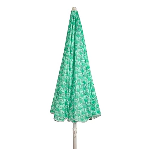 ONIVA - a Picnic Time brand 822-00-331-000-0 5.5 Ft. draagbare parasol tuinmeubilair, zeemeermin Teal