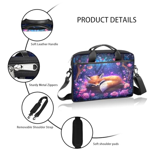 Bolso forest rose fox para portátil de 15 pulgadas miniatura 4