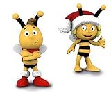  Schleich Maya the Bee - Maja mit Weihnachtsmütze 27007 Willi mit Schal 27009