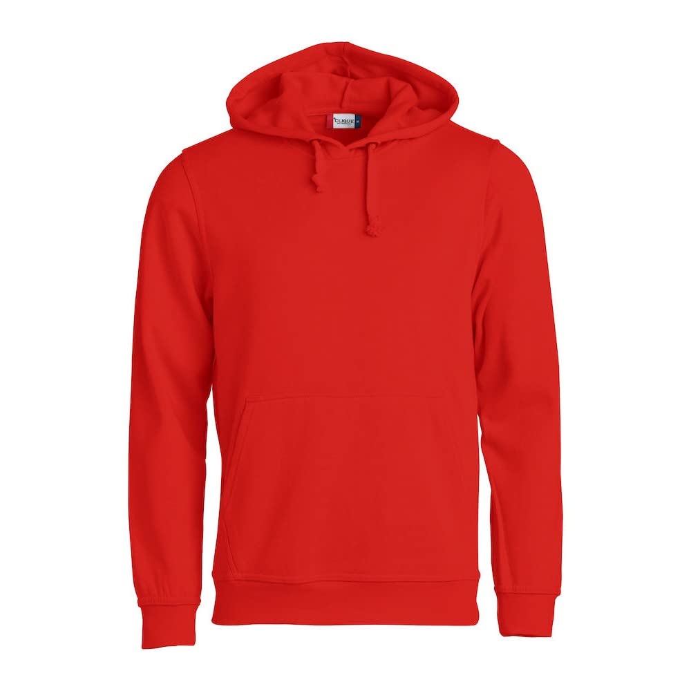 CliQue Unisex Adult Basic Hoodie (XS) (Red)