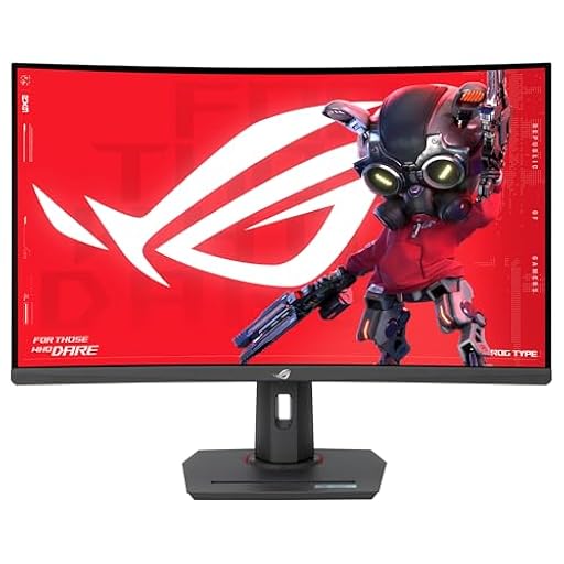 ASUS ROG Strix XG32WCS - Monitor Gaming USB Tipo-C de 32 Pulgadas 2560x1440, Curvo, 180 Hz (sobre 144 Hz), 1ms (GTG), Fast VA, EMLB Sync, FreeSync, Soporte para trípode, HDR | Ya disponible en tu tienda friki favorita! En mundofriki.es!