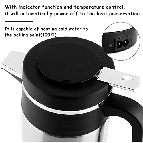 Hervidor eléctrico de acero inoxidable 1.5L plateado miniatura 4